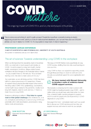 mlcoa Covid-19 information sheet, designed by MOO Marketing & Design graphic design studio in Melbourne