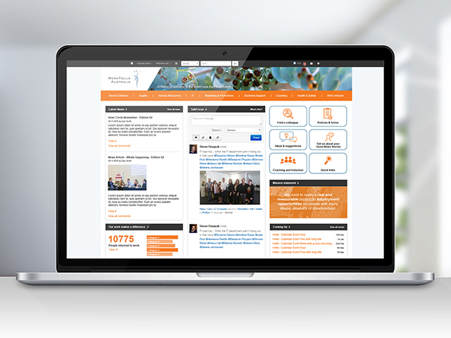 WorkFocus Australia Intranet