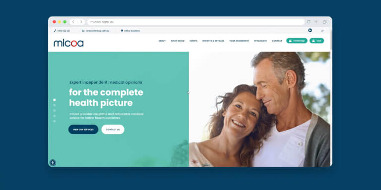 MLCOA website, designed and developed by MOO Marketing & Design web design agency Melbourne